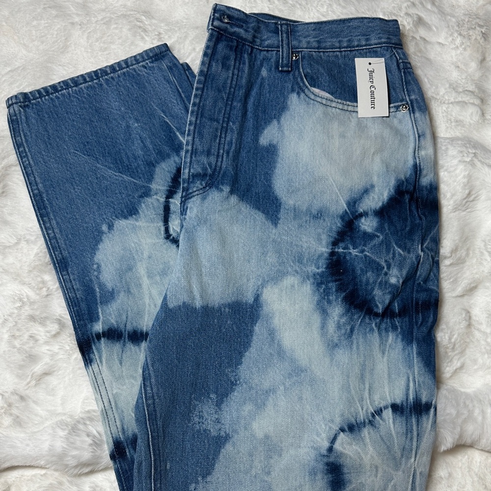 Juicy Couture Blue Tie-Dye Jeans